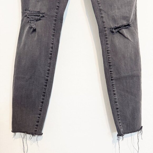 Madewell Denim Maternity Over The Belly Skinny Distressed Jeans Pregnancy 27 - Picture 4 of 12